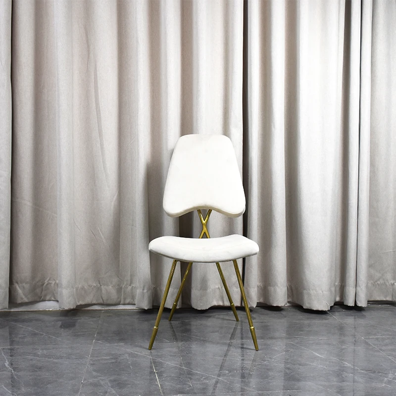 

Обеденное кресло из нержавеющей стали, роскошный минималистичный стул в скандинавском стиле для дома и ресторана, современный минималистс...