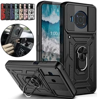case for nokia x100 c30 c1 c20 c10 g20 g30 slide with stand kickstand ring camera military grade shockproof protective cover