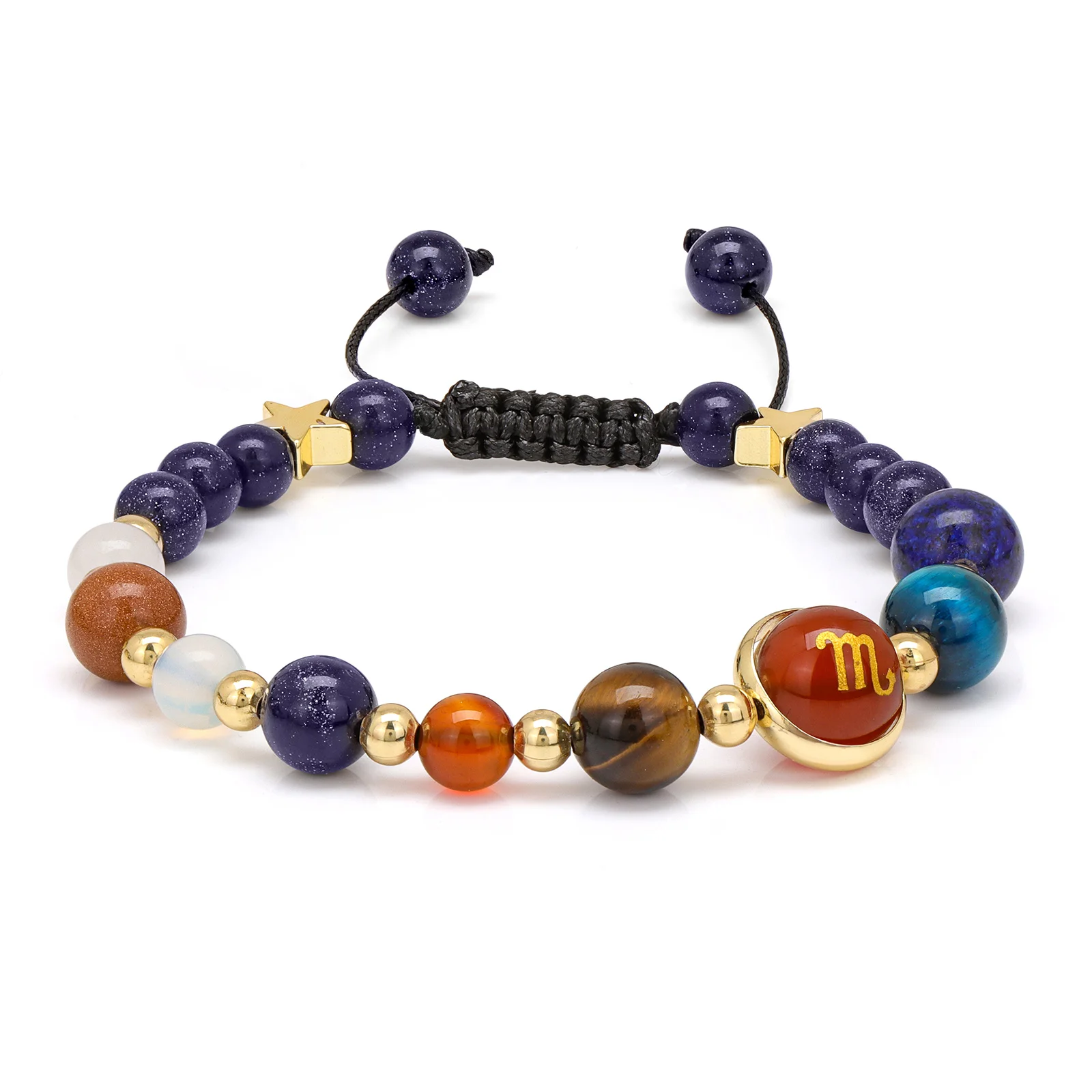 Браслеты с 12 созвездиями солнечной системы для женщин и мужчин ювелирные