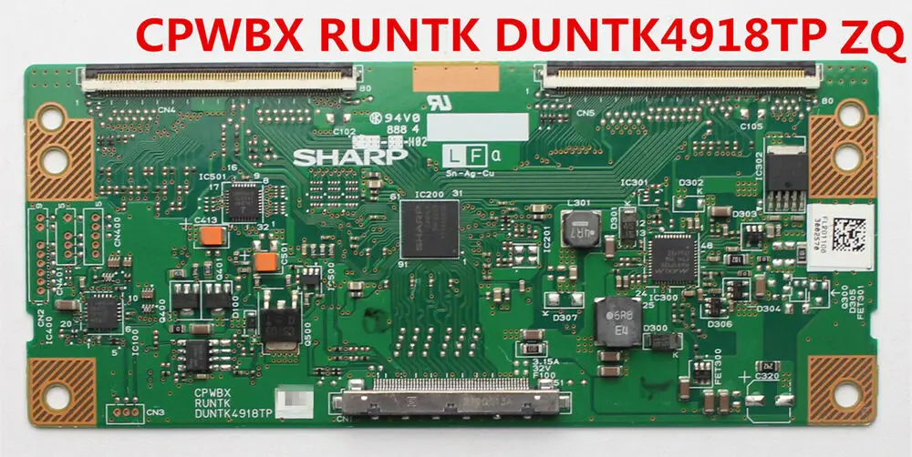 

Для контроллера SHARP LCD T-CON BOARD CPWBX RUNTK DUNTK 4918TP ZQ
