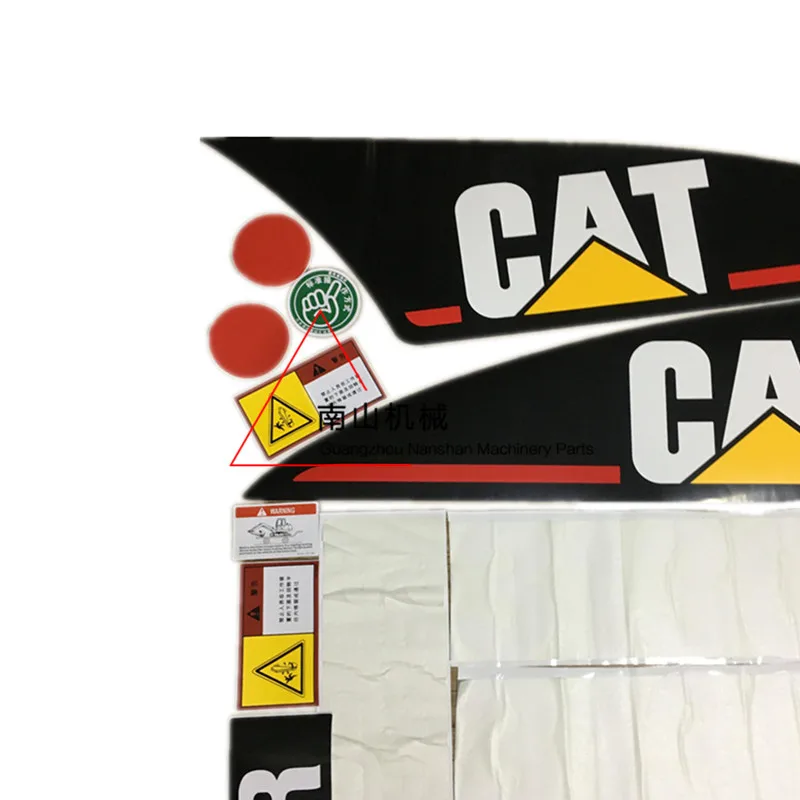 

For Caterpillar Excavator Accessories For Cat307 308 311 312 313 320c/cu/cl Whole Car Sticker S0001 Whole Body Sticker