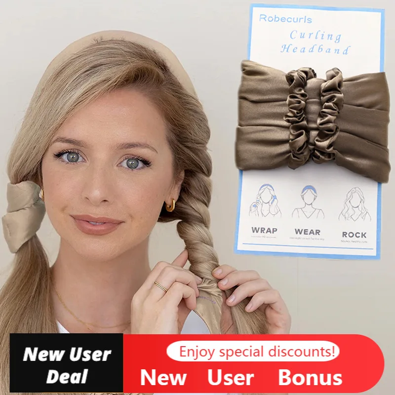 

Slik Satin Heatless Curling Rod Hair Wrap Curling Ribbon Hair Accessories Girls Scrunchies Women Hair Curler Sponge Headwear