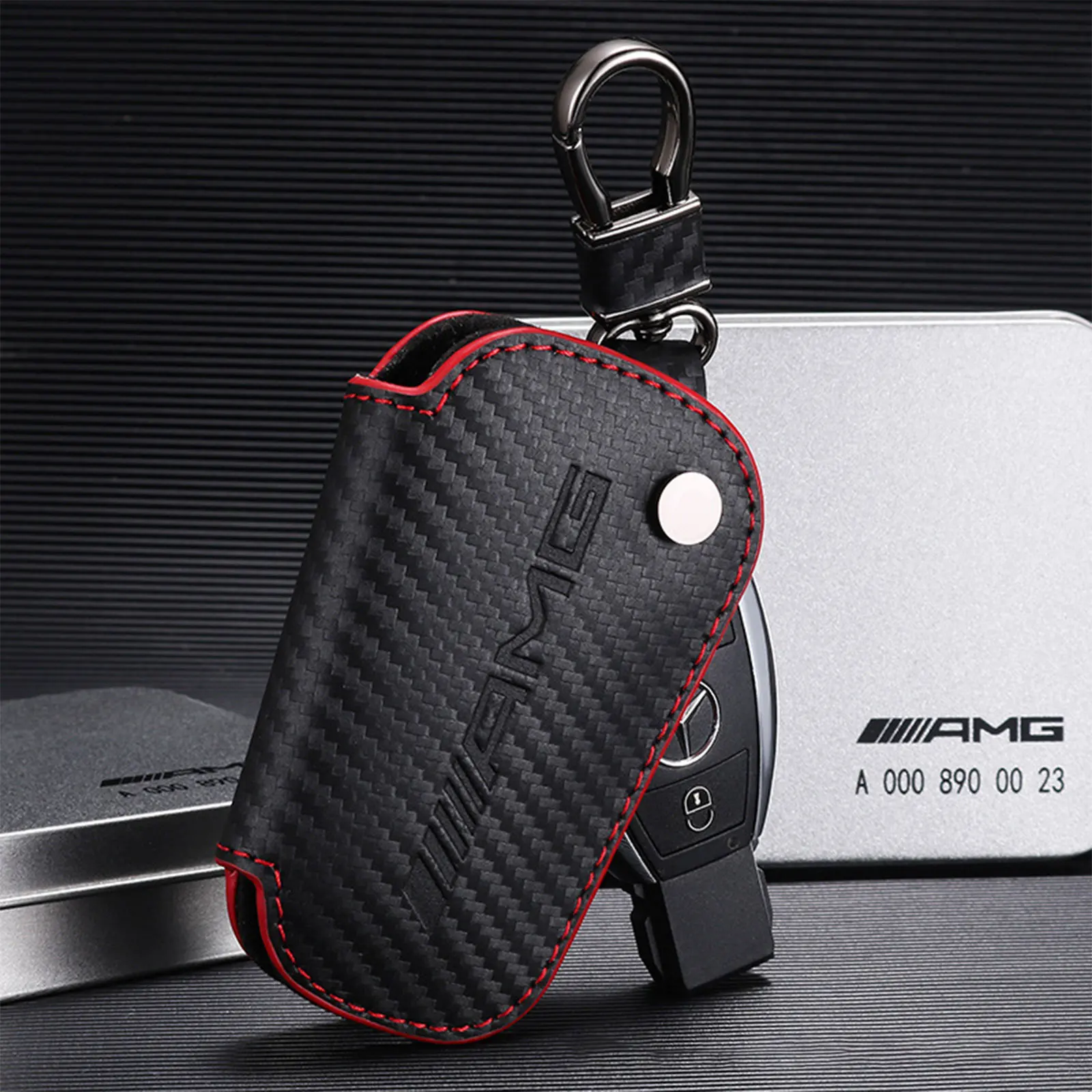 

Автомобильный чехол для ключей с 2/3 кнопками для Mercedes Benz A B R G Class GLK GLA W204 W251 W463 W176, сумка для ключей, защитный держатель для брелока