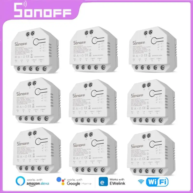 

Мини-переключатель SONOFF DUAL R3/DUAL R3 Lite с поддержкой Wi-Fi