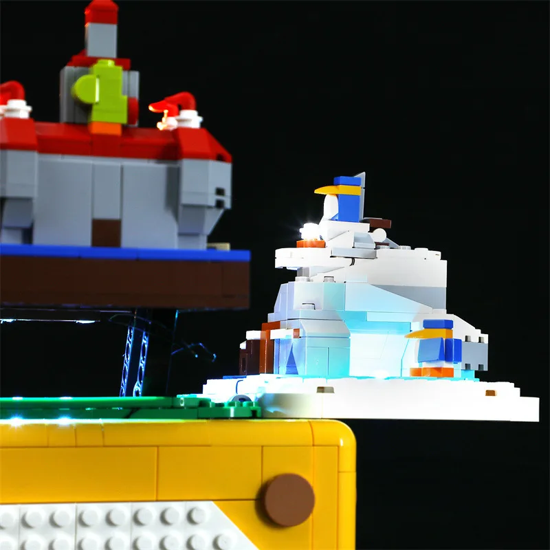 Набор осветительных приборов для Марио 71395 64 блоки с вопросами не включают в себя