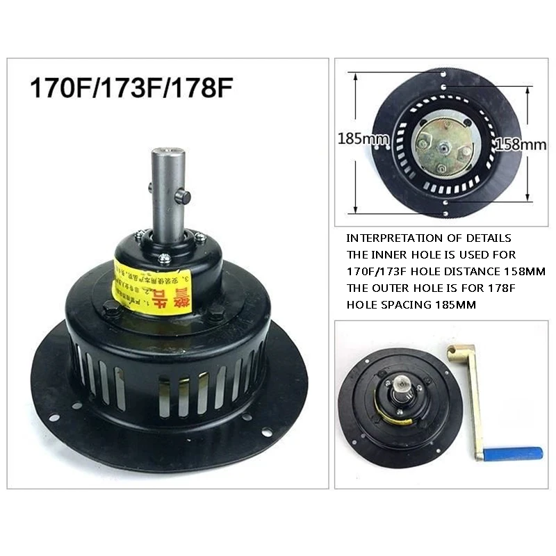 Дизельный микрокультиватор с воздушным охлаждением ручной стартер 173/178/186/192