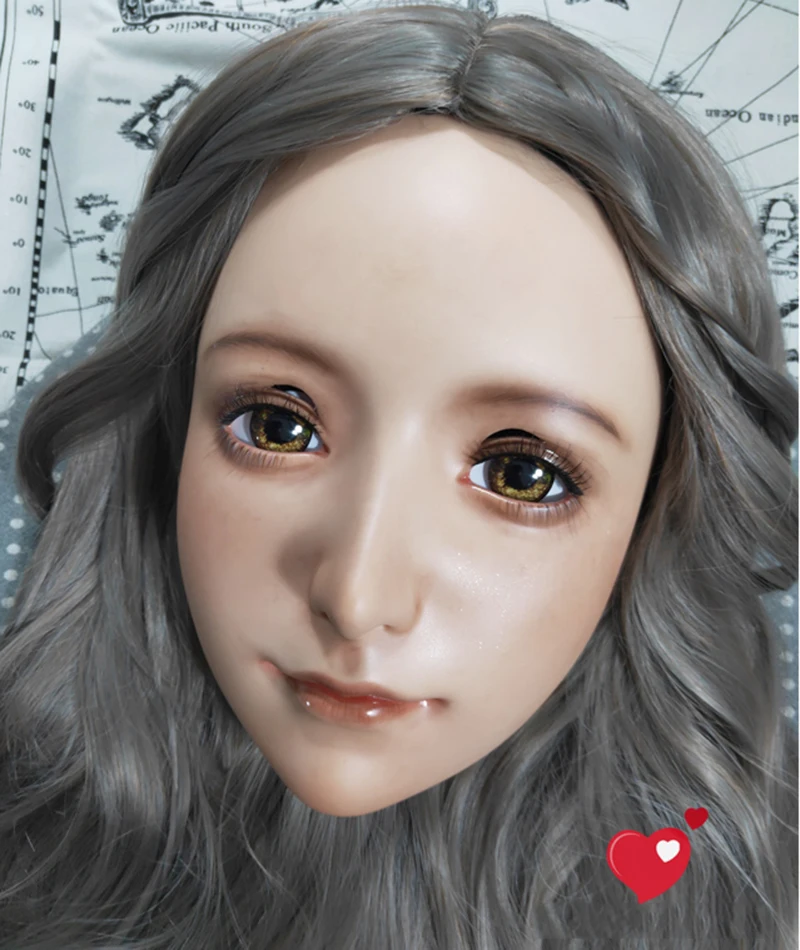 (Юань) Женская милая девушка смоляная половина головы кигуруми BJD глаза