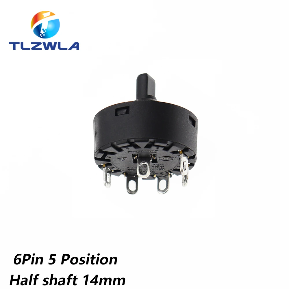 

Поворотный переключатель TLZWLA 6A медный