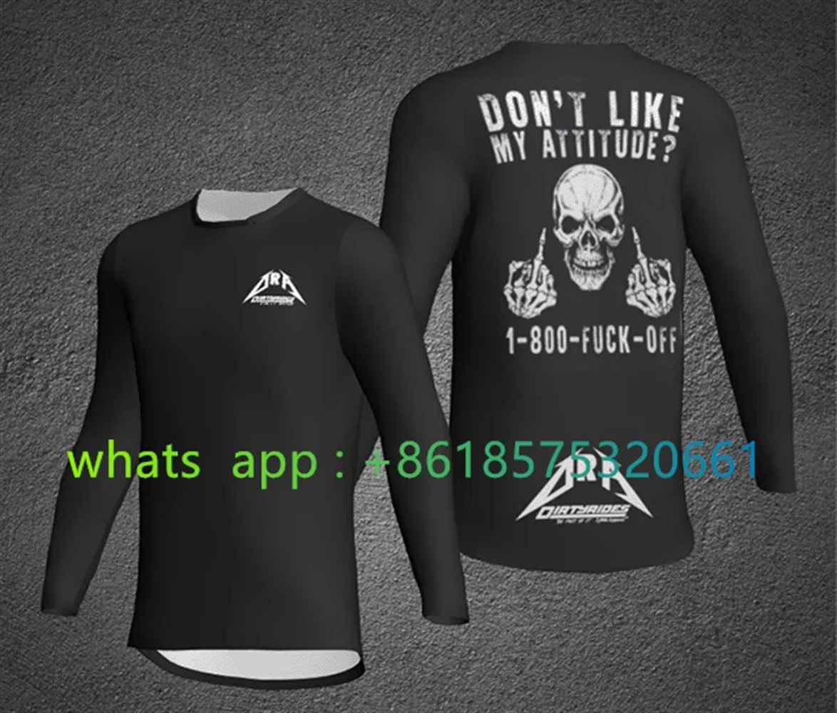Джерси для мотокросса Mtb велосипед с длинным рукавом горный спуск эндуро одежда