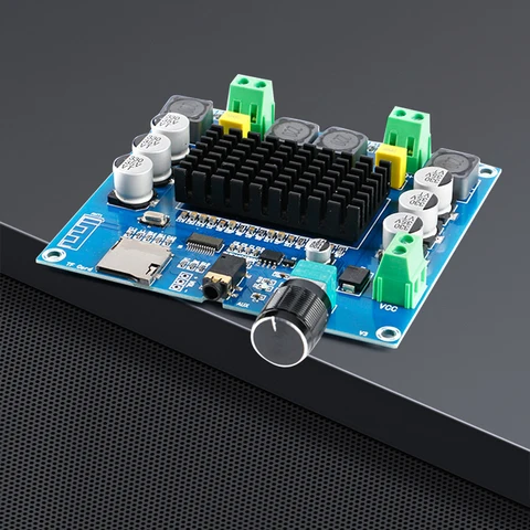 Цифровой стереоприемник XH-A105 Power, 2x100 Вт, TDA7498, мощный аудиомодуль, Bluetooth, совместим с динамиками, домашний кинотеатр «сделай сам»