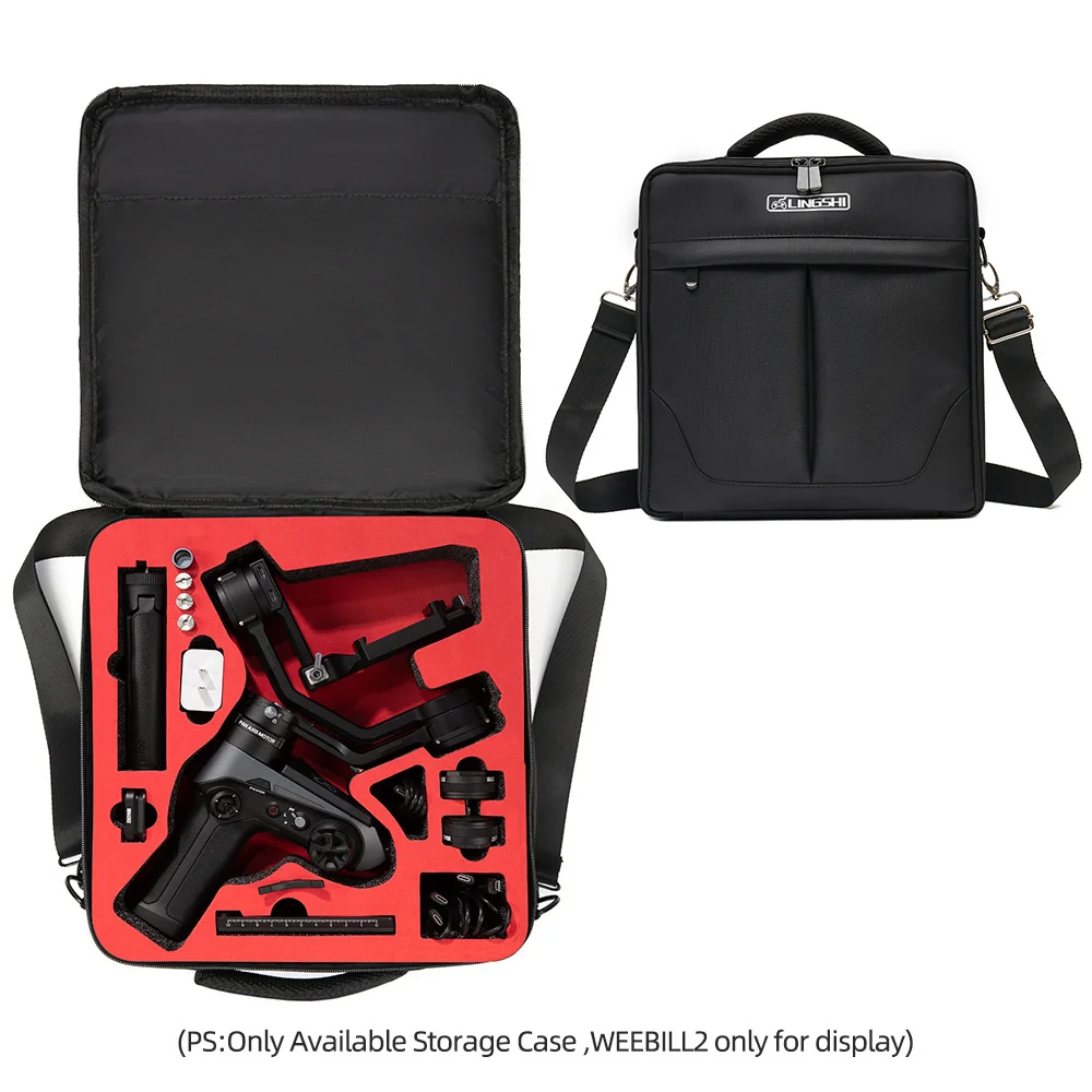 

Waterproof Carrying Case For ZHIYUN Weebill 2 Handheld Gimbal Stabilizer Storage Handbag With Shoulder Strap Shockproof Case