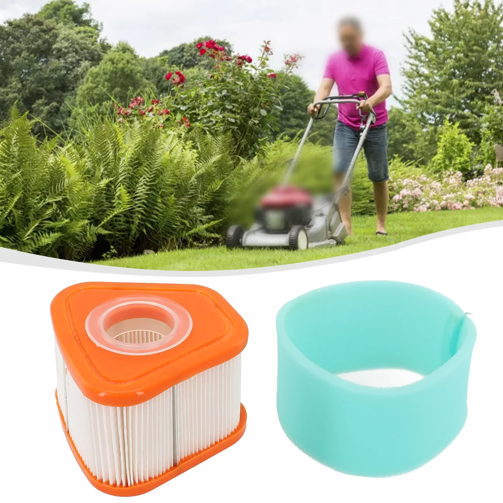 Воздушный фильтр газонокосилки для 595853 597265 597266 Пена предварительного фильтра