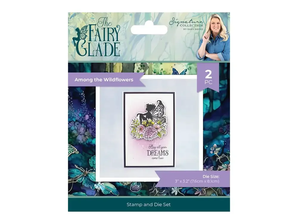 Moonshadow Fairy Glade Wildflowers Valley Flutter Fairies Металлические штампы Силиконовые Трафарет для