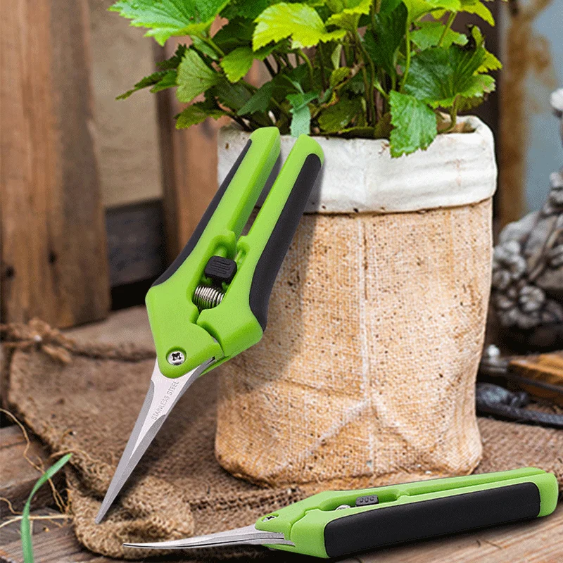 

Садовые ножницы из нержавеющей стали, садовые инструменты для обрезки локтей и прямых растений