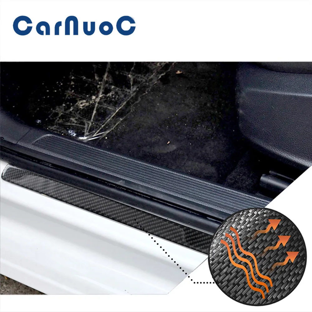 

Car Stickers For Volkswagen Golf 7 2014-2019 Welcome Pedal Decorative Strips Accessories Carbon Fiber Interior Moulding