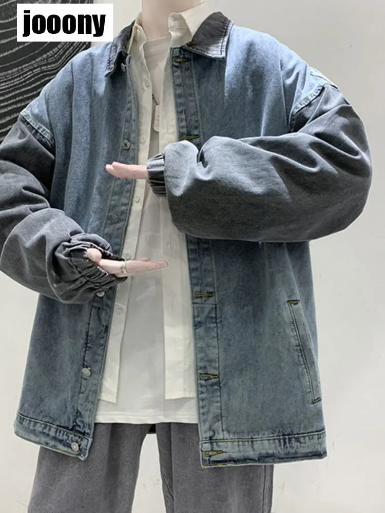 Джинсовая куртка Ins Tide демисезонные мужские джинсовые куртки корейский стиль