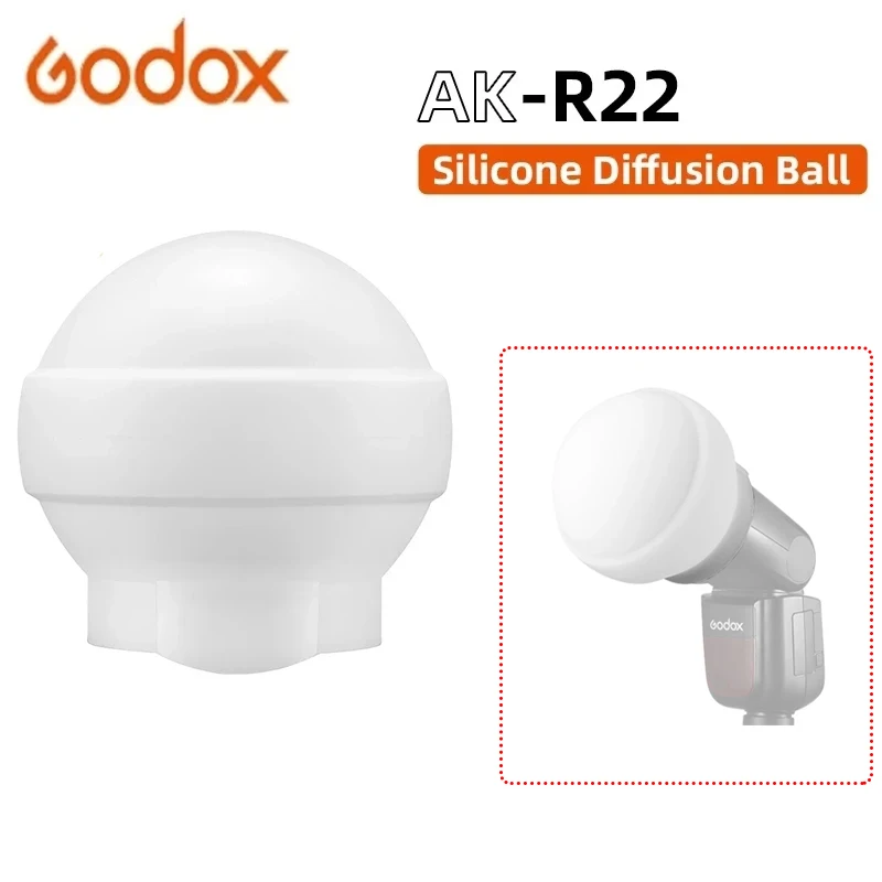 

Диффузионный купол Godox AK-R22 Softbox для камер Godox V1 Flash Accessories AD100 Pro