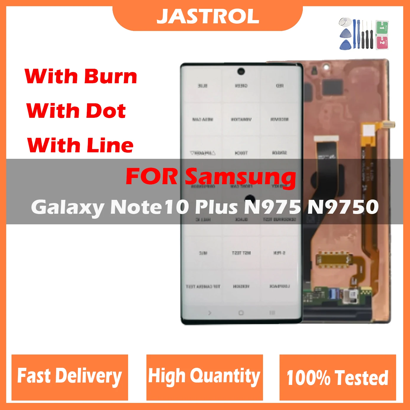 Оригинальный ЖК-дисплей для Samsung Galaxy note10 plus N975 N975F Note10 + ЖК-дисплей сенсорный экран дигитайзер в сборе с инструментами