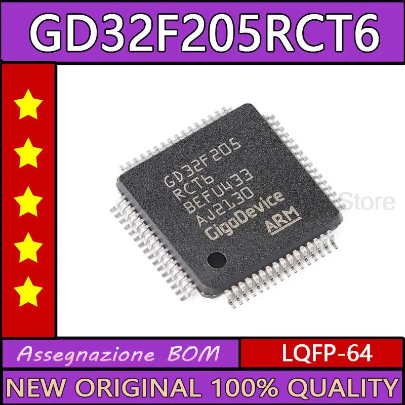 

Микроконтроллер чип IC 1-10 шт./лот GD32F205RCT6 GD32F205RC GD32F205 LQFP64