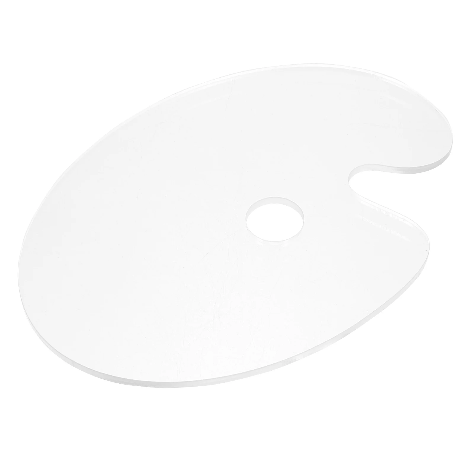 1 Pc Transparent Clear Elliptical Oval Shaped for Mixing DIY Craft