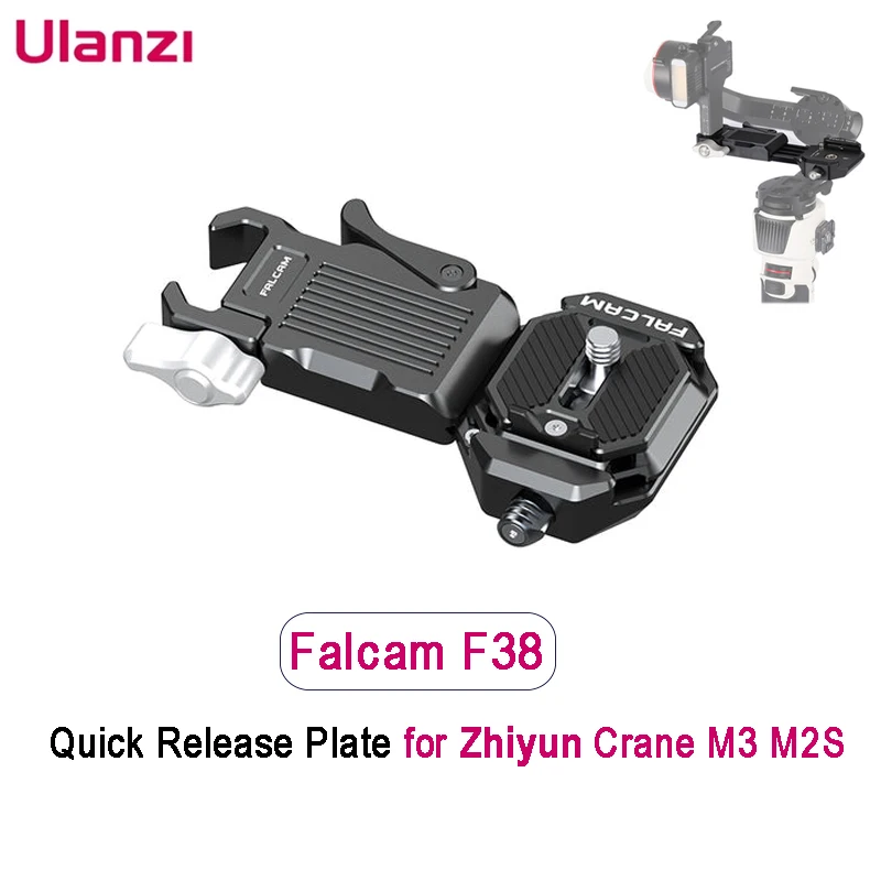 

Ulanzi Falcam F38 Quick Release Plate for Zhiyun Crane M3 M2S Stabilizer Accessories Gimbal Plate QR Baseplate Kit