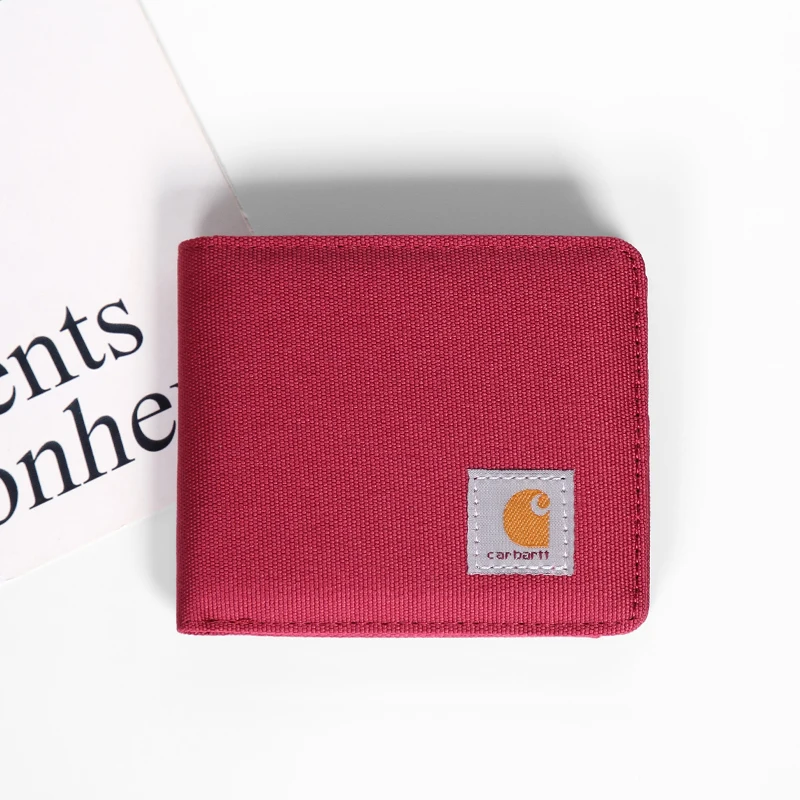 

Brand Short Wallet Men Women Coin Purse Casual Credit Card Holder Oxford Cloth Small Money Bag Wallet for Women Mini Wallets