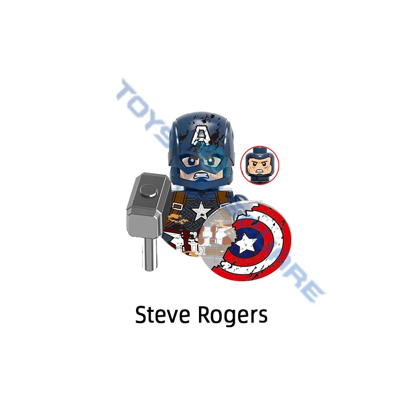 Конструктор игрушечный Капитан Америка Пегги Картер Тор Джейн Фостер Моника