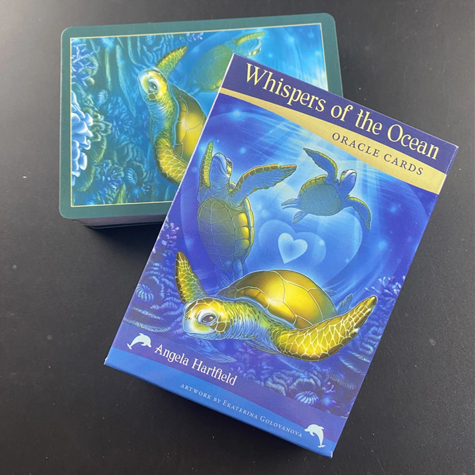 

English Tarot Cards Whispers Of The Ocean Oracle Cards High Quality Witch Divination Oracle Card Set Board Game Party Games
