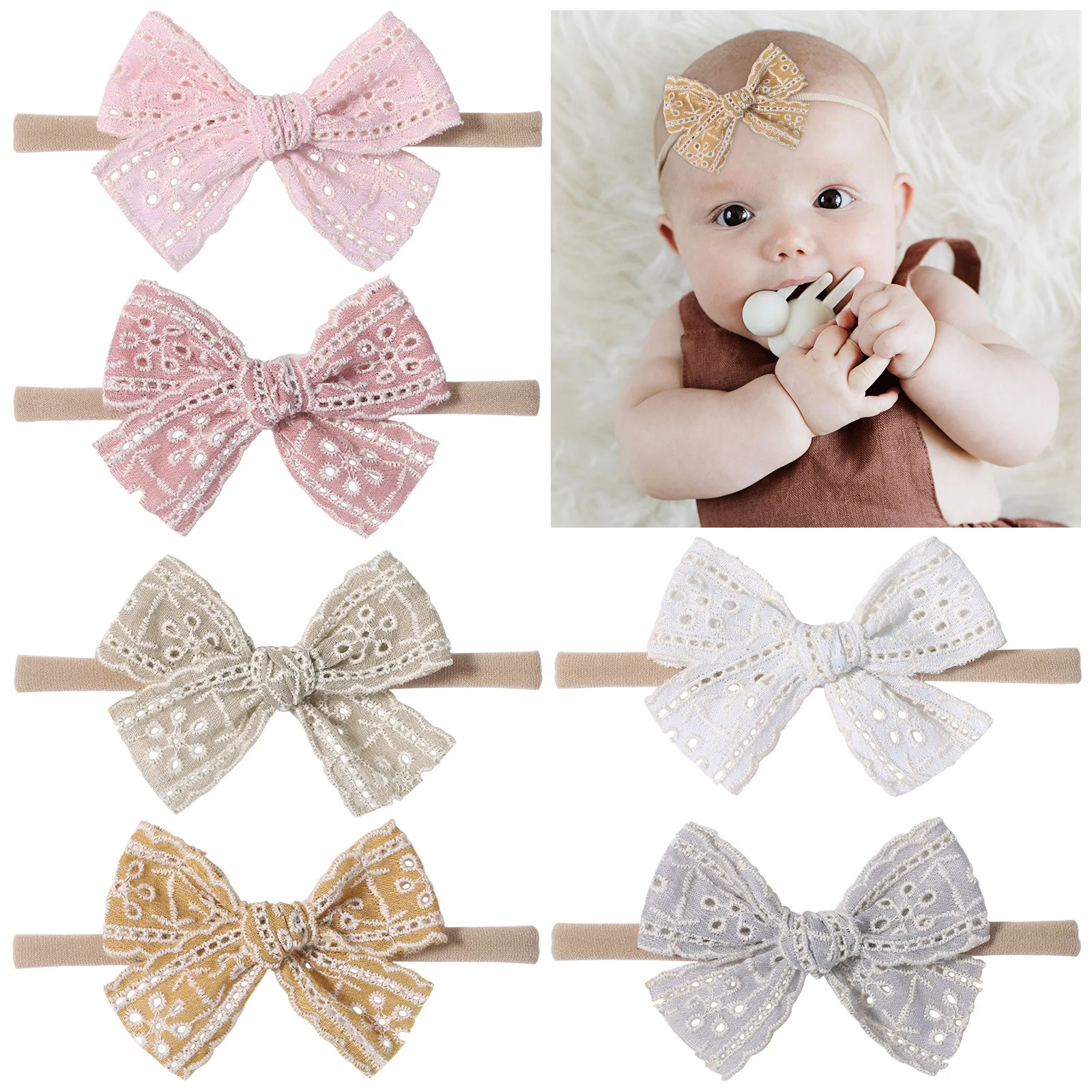 

Baby Girls Grosgrain Boutique Solid Color Ribbon Mini Hair Bows Clips for Teens Infants Kids Toddlers Newborn Children