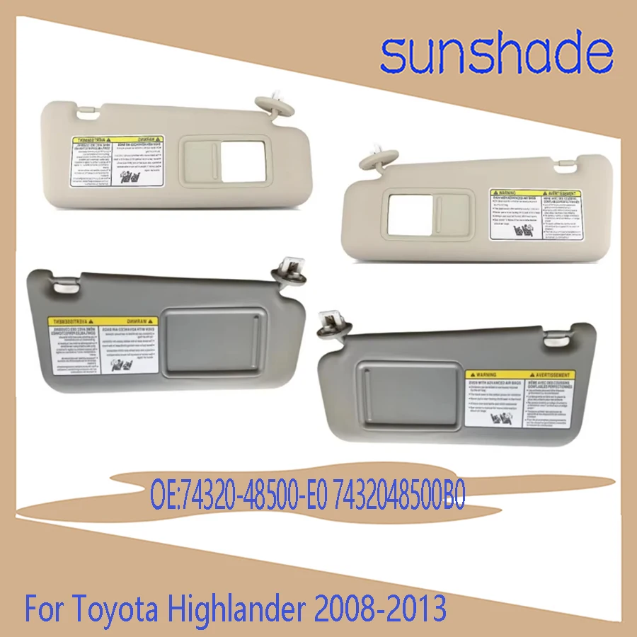 Солнцезащитные козырьки для салона автомобиля аксессуары Toyota Highlander 2008-2013