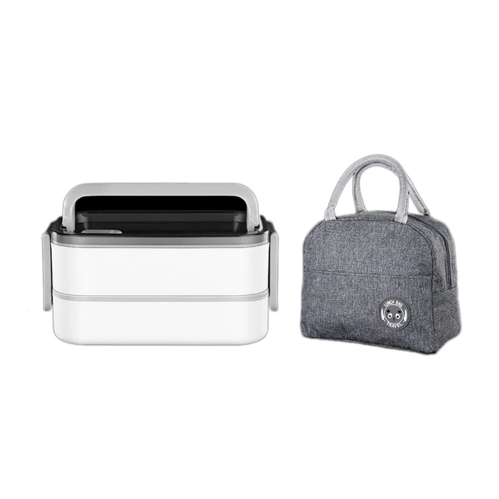 

Ланч-бокс для детей и взрослых, стандартный Ланч-бокс с изолированным ланч-боксом, коробка для еды, коробка для еды с 2 отделениями