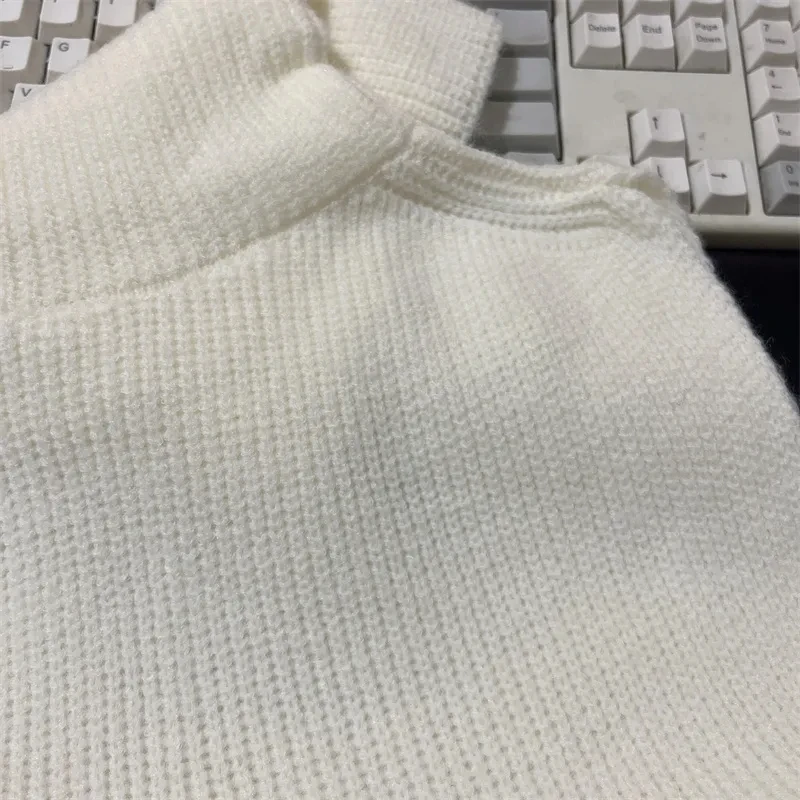 Водолазка свитер жилеты женские осенне-зимние пушистые вязаные топы без рукавов