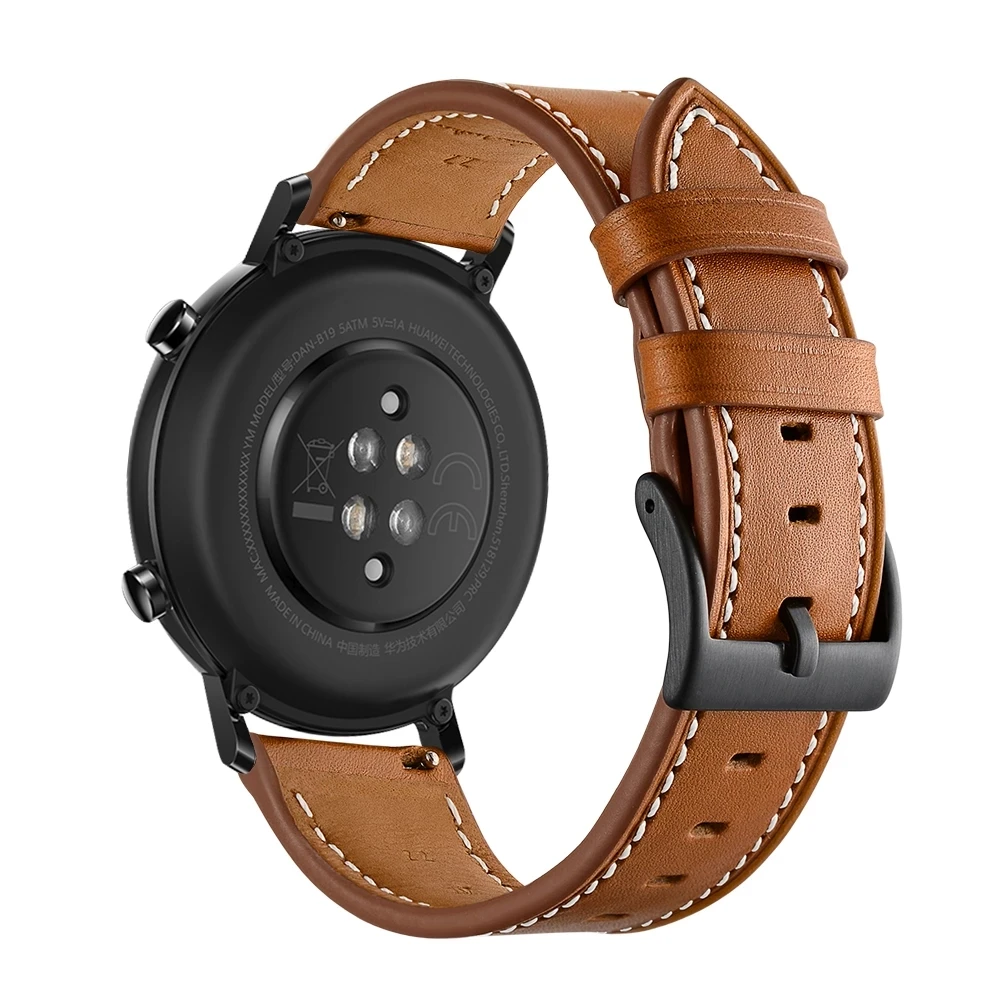 Premium Leather strap for Amazfit T-Rex 2 T Rex Pro smartwatch strap Replacement Belt Huami Amazfit T-Rex Correa wristband