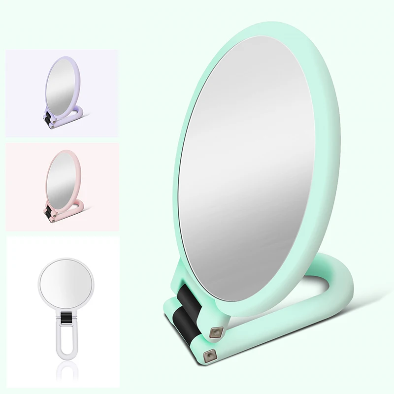 

2x/5x/10x/15x Magnification Makeup Mirror Hand Mirror Foldable Double Sided Portable Travel Makeup Tools Facial Beauty Tools