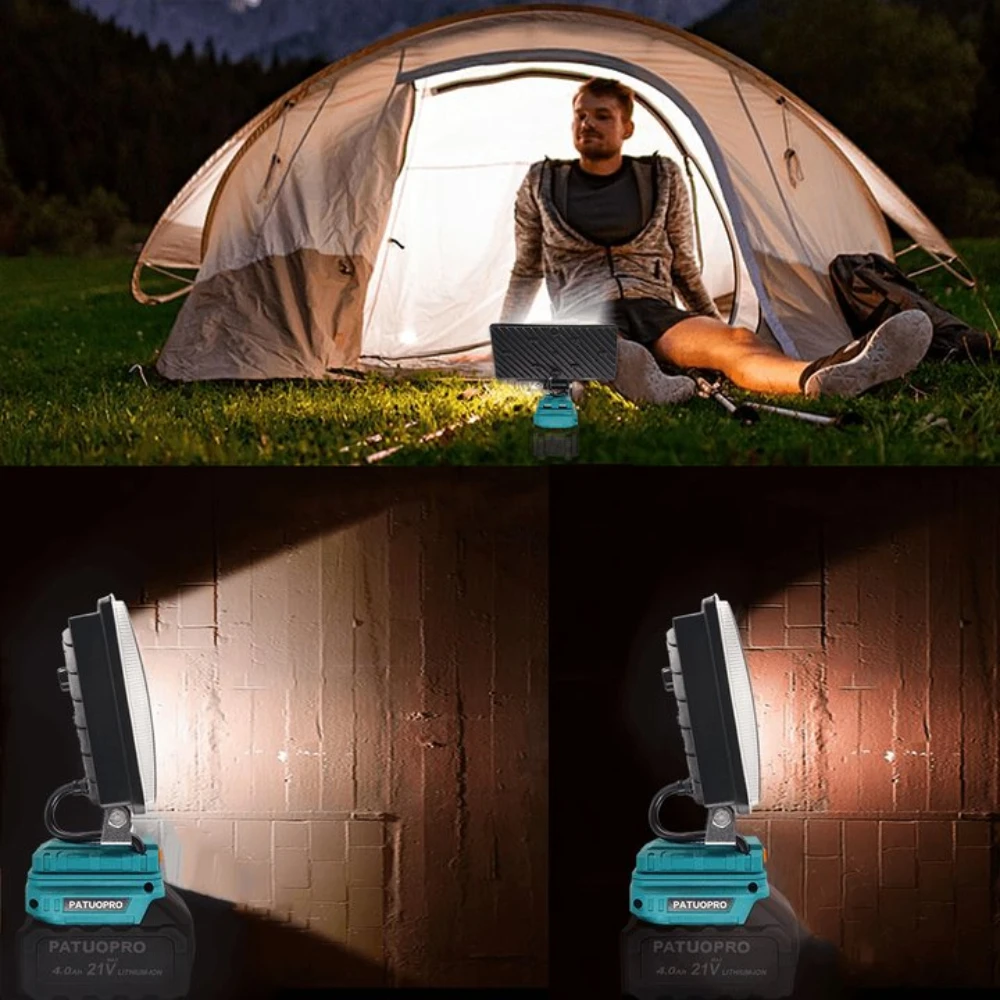 84 светодиодный беспроводной рабочий фонарь 8-дюймовый прожектор для работы на