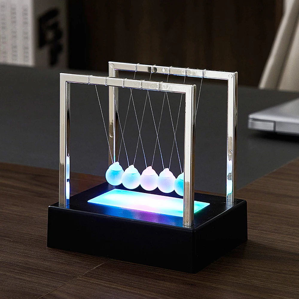 

Newton Pendulum Newton Teaching Science Cradle Steel Balance Ball Christmas New Year Gift Home Decoration Accessories Gift