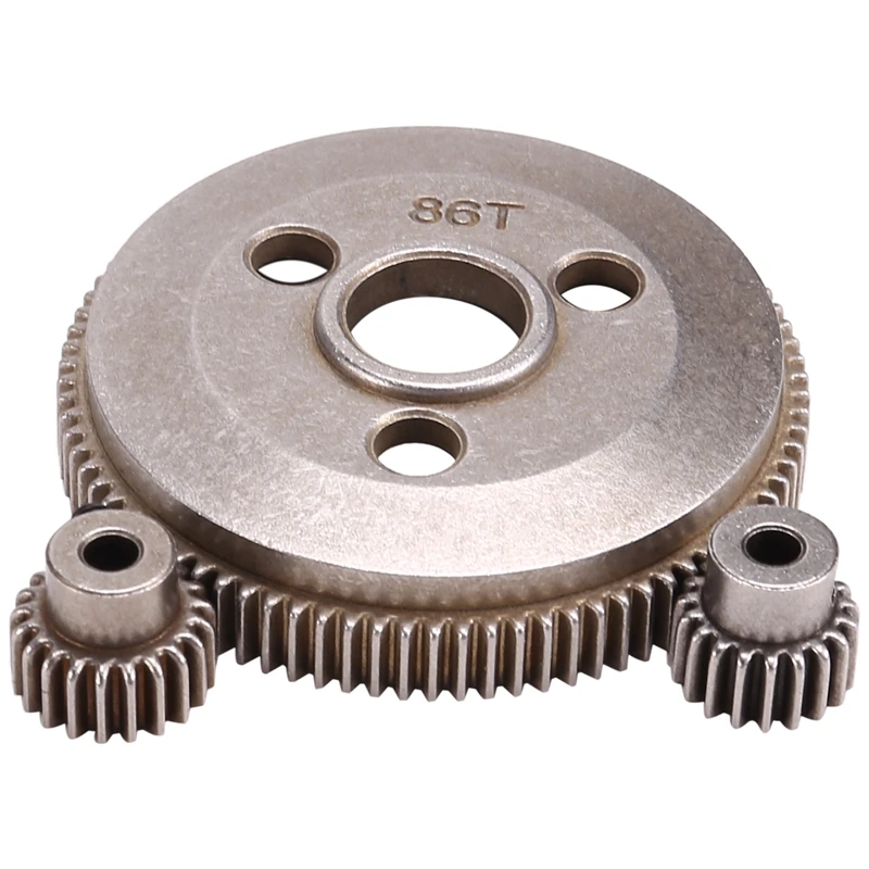 Metal Steel 48P 86T Spur Gear For 1/10 2WD Slash/Rustler Stampede With 19T 21T Pinion Sets Replace 4686