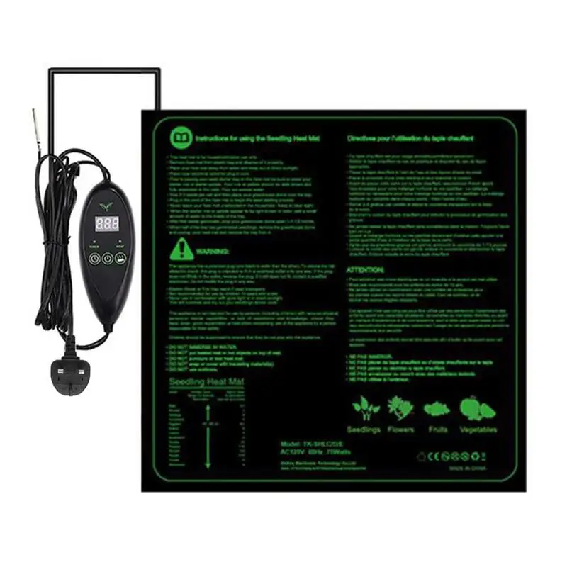 

Plant Heating Mat Safe And Durable Seedling Heat Mat With Digital Display Waterproof Greenhouse Heat Mats For Seedling