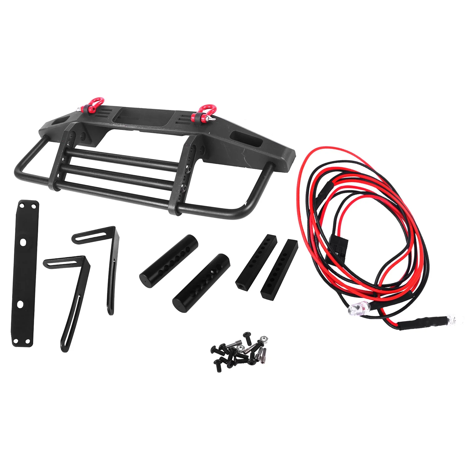 

Adjustable Metal Front Bumper For 1/10 RC Crawler Traxxas TRX4 Defender Axial SCX10 SCX10 II 90046 90047