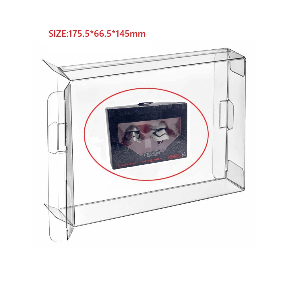 

Ruitroliker 10PCS Protector Case for Star Wars,Protection Sleeve Display Box for Hasbro Star Wars Black Series Helmet Series