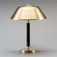 New Chinese table lamp metal light luxury living room bedroom bedside model room decoration sales office