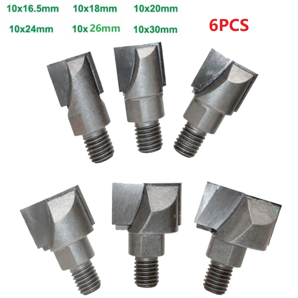 

Painted Doors Plastic Steel Doors Router Bit Slotting Tungsten Steel Alloy 10mm 6pcs Bottom Cleaning Door Lock