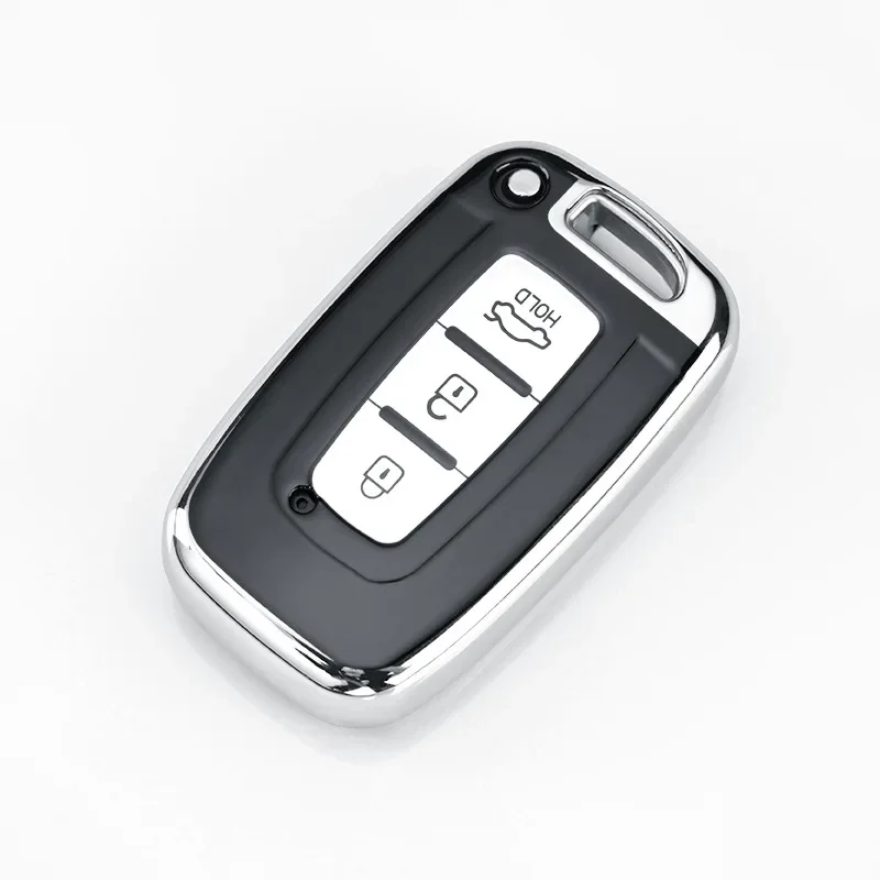 

Мягкий ТПУ чехол для автомобильного ключа с 3 кнопками для Hyundai Genesis Coupe Sonata ix35 для KIA Forte Sportage K2 K5