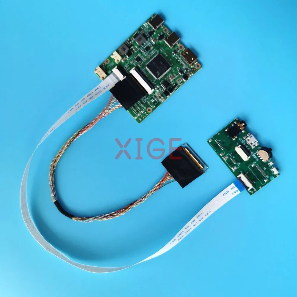 Фото DIY комплект для LTN156AT35-H01/P01/T01/W01 1366x768 Mini-HDMI USB-C матрица ноутбука LVDS 40-контактный TYPE-C 15,6 