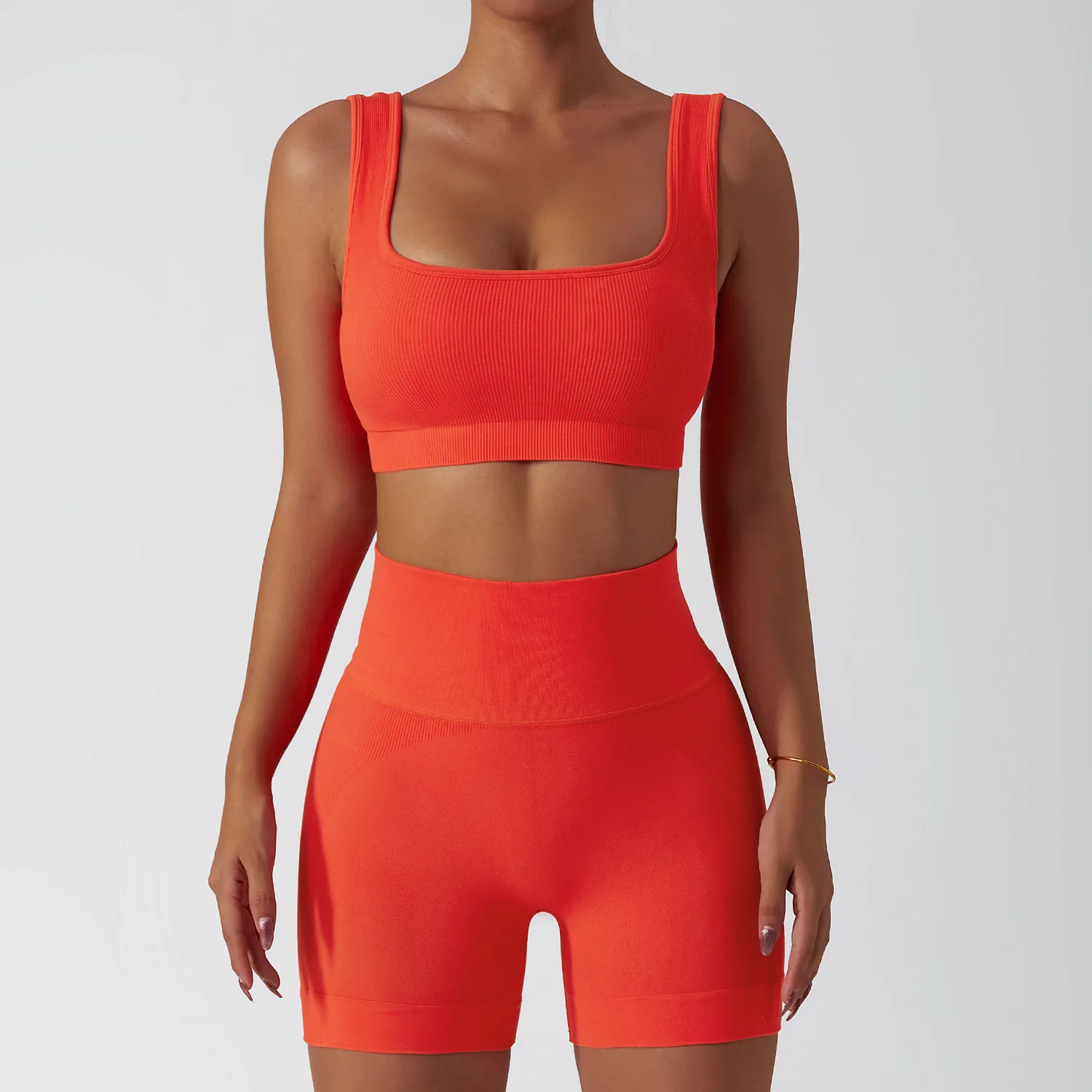

2 Stück Frauen Trainingsanzug Yoga Set Gymnastik Set Sexy Bh Nahtlose Sport Shorts Workout Lauf Kleidung Sportswear Athletisch