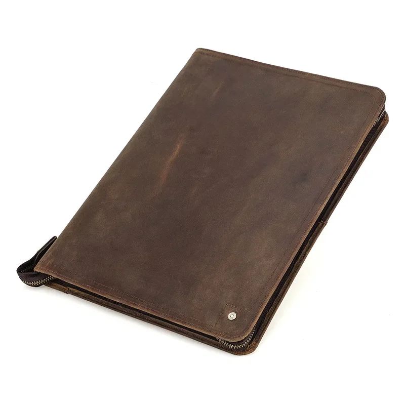 Обложка для ноутбука формата А4 с отделением ручки роскошный кожаный чехол в