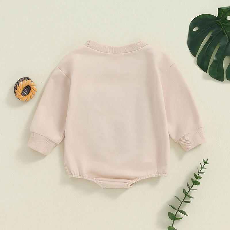 Боди с длинным рукавом и вышивкой для новорожденных