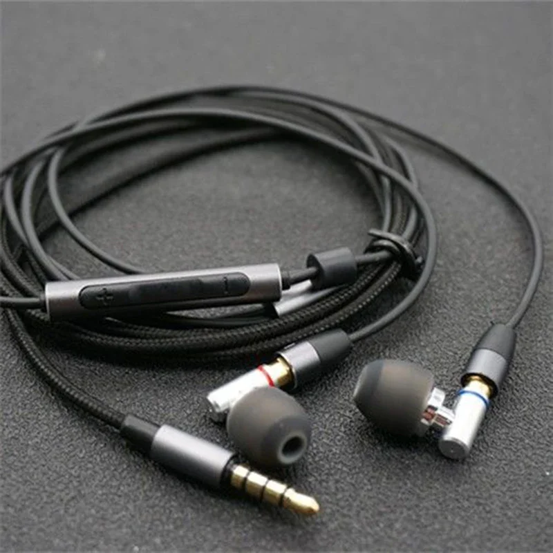 DIY MMCX HIFI кабель для гарнитуры с микрофоном MA930 малочастотный модернизированный