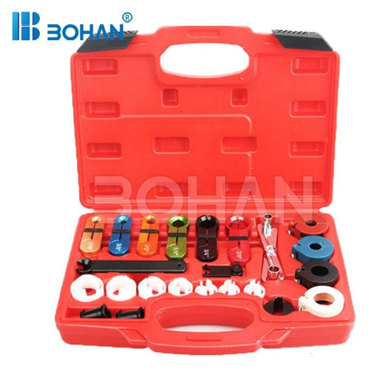 

Car Fast Disconnect Fuel Transfer Line Cooler A / C Tool Kit Fuel Pipe Trachea Compressor Remover Tool