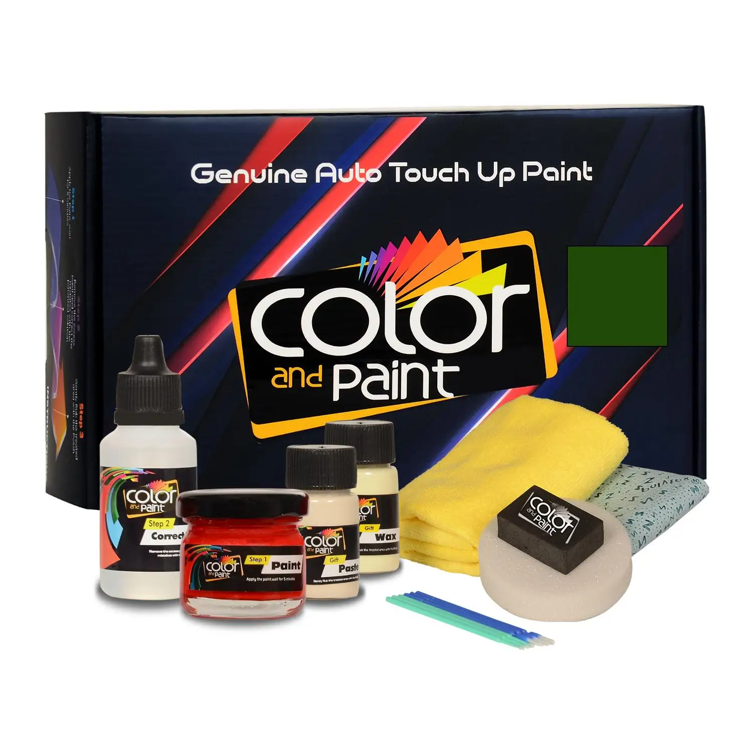 

Color and Paint compatible with Fiat Automotive Touch Up Paint - VERDE RAL - 062 - Basic Care